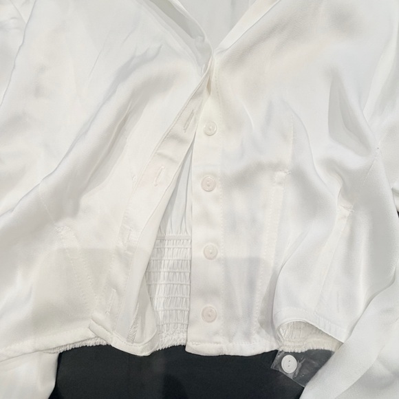 Astr Classic White Button Down Shirt - Picture 8 of 16